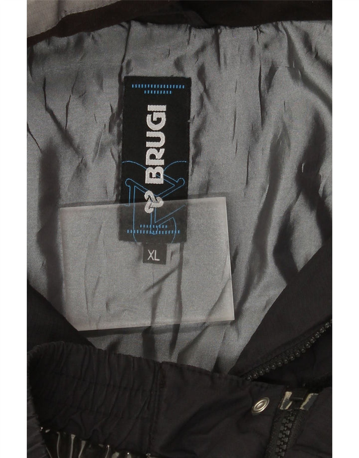 Brugi Herre Skijakke XL Sort Colourblock