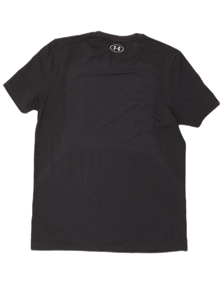 Under Armour Herre Fitted T-Shirt Top Stor Grå Flecked