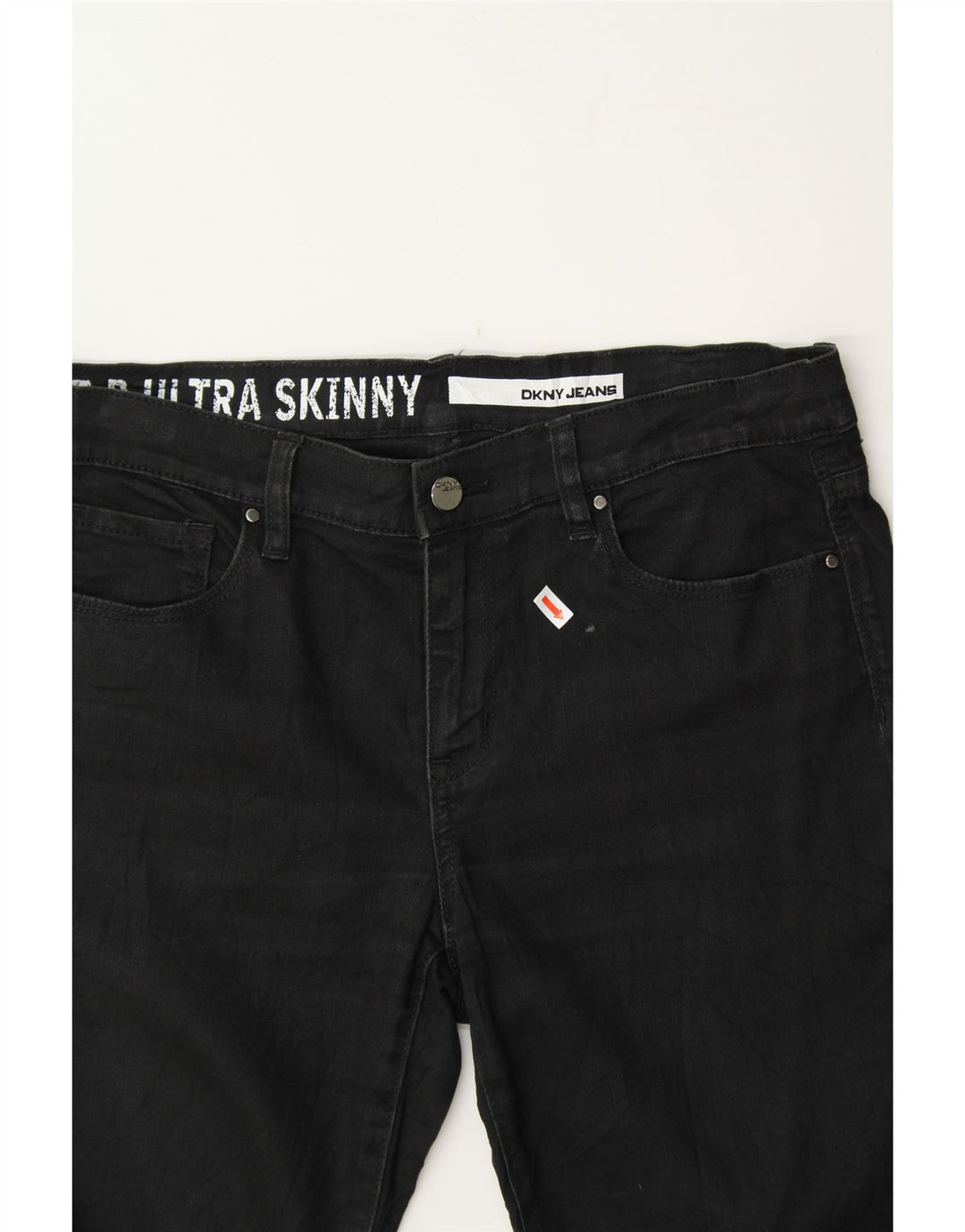 DKNY Womens Skinny Jeans US 6 Medium W30 L30 Black Cotton Vintage Dkny and Second-Hand Dkny from Messina Hembry 
