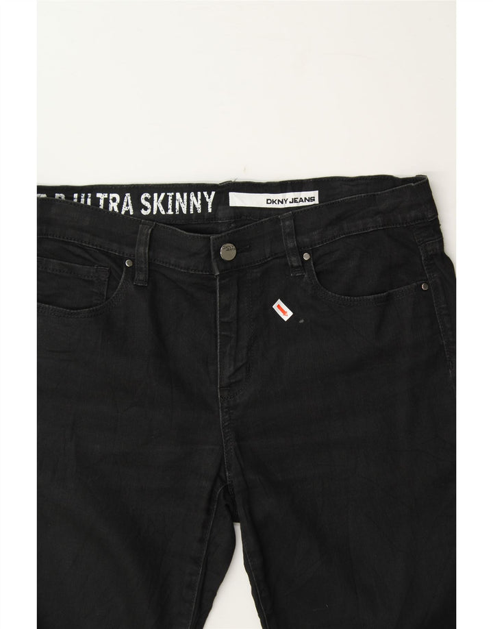 DKNY Womens Skinny Jeans US 6 Medium W30 L30 Black Cotton Vintage Dkny and Second-Hand Dkny from Messina Hembry 