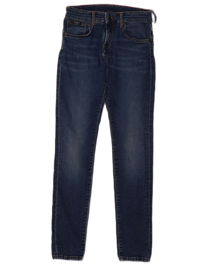 Hackett Dame Slim Jeans W26 L29 Blå Klassisk