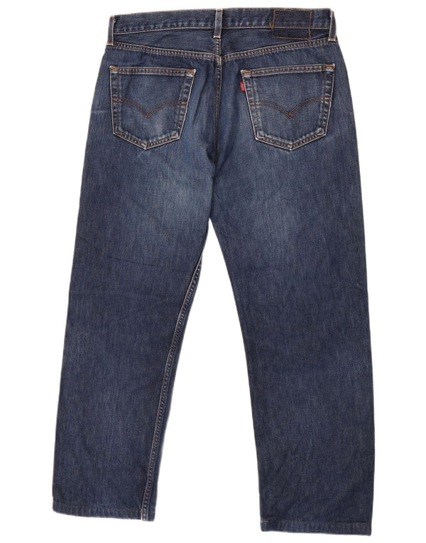 Levi's Straight Jeans til mænd W34 L28 Blå