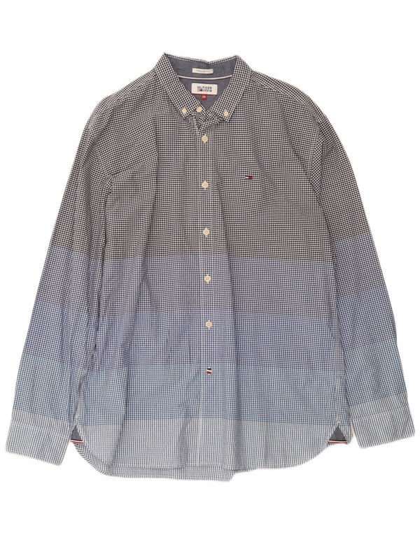 Tommy Hilfiger Herre Regular Fit skjorte 2XL Multifarvet Gingham Bomuld