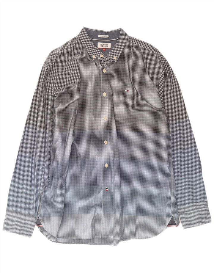 Tommy Hilfiger Herre Regular Fit skjorte 2XL Multifarvet Gingham Bomuld