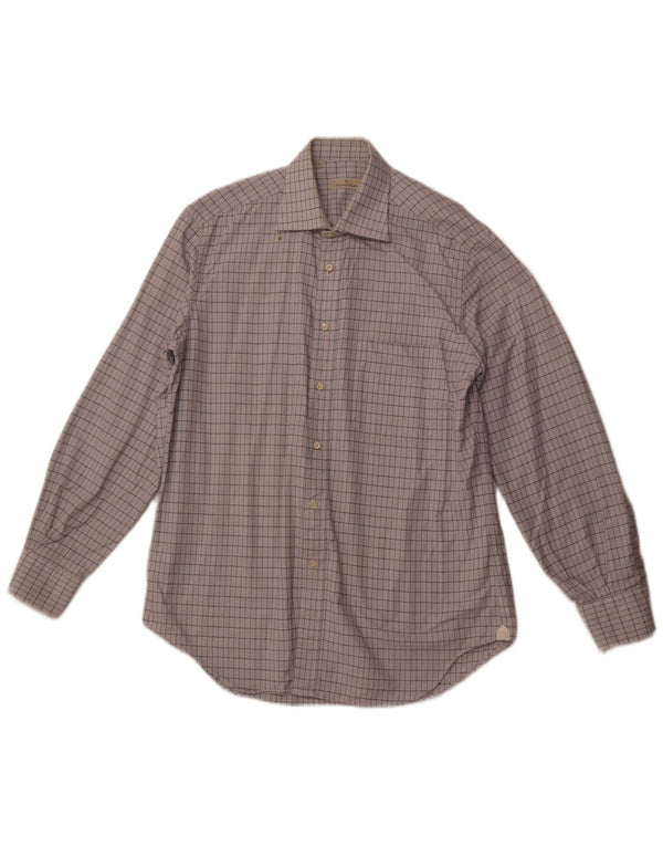 ERMENEGILDO ZEGNA Herreskjorte str. 41 16 Large Off White ternet bomuld