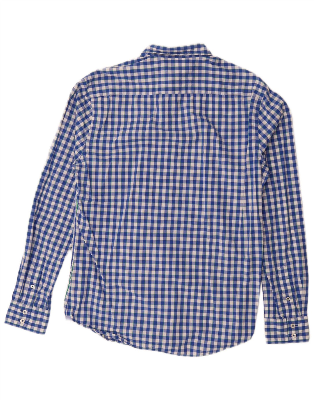 BODEN Herre Slim Fit skjorte Medium Blue Gingham Cotton