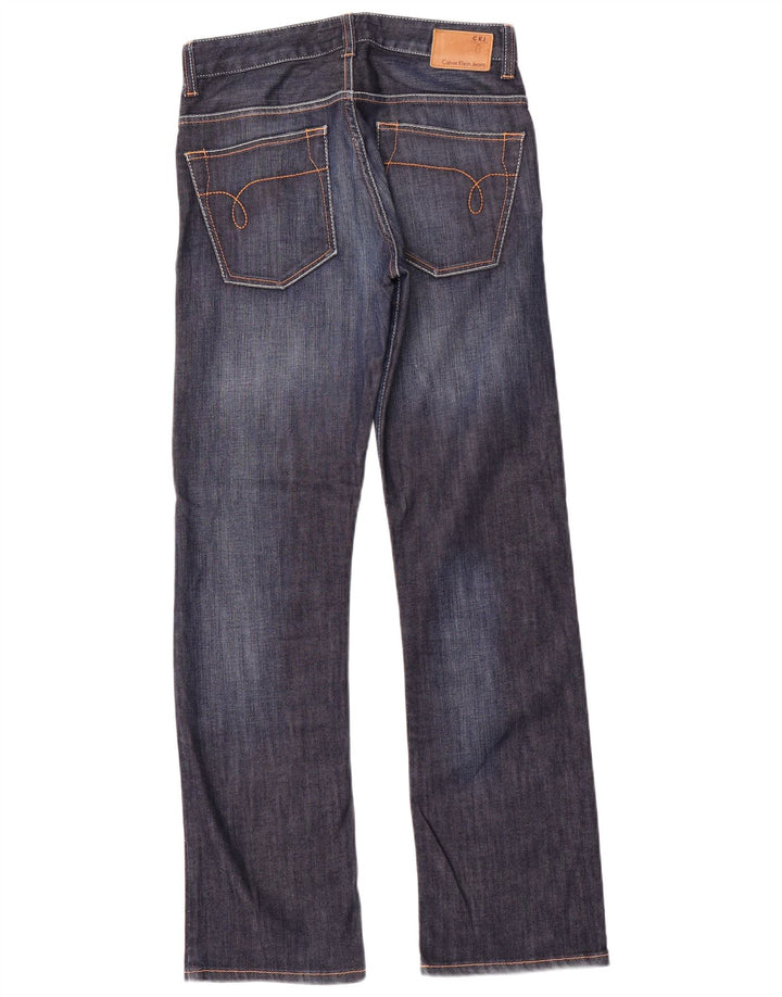 Calvin Klein Dame Bootcut Jeans W30 L32 Marineblå Bomuld