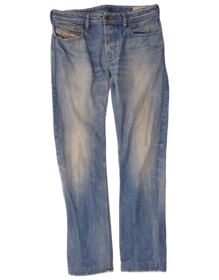 Diesel Herre Zatiny Regular Bootcut Jeans W30 L30 Blå Bomuld
