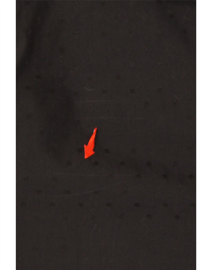 ANIMAL Dame Hætte vindjakke UK 10 Lille sort polyamid