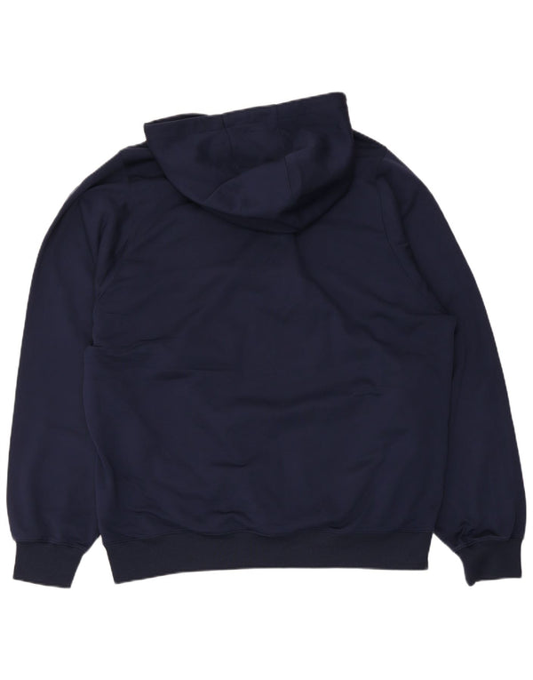 Nike Hættetrøje til mænd UK 42/44 Stor marineblå stribet polyester