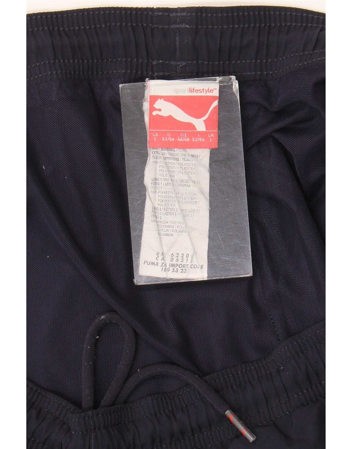 Puma Herre træningsdragt Bukser Large Navy Blue Polyester