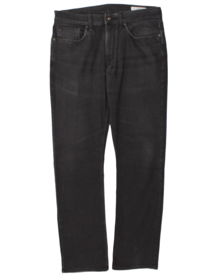 Marks & Spencer Herre Slim Jeans W32 L31 Sort Bomuld