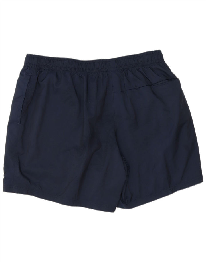 NIKE Mens Sport Shorts 2XL Navy Blue Polyester