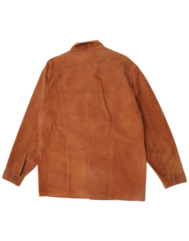 Vintage herre ruskindsjakke UK 38 Medium Brown