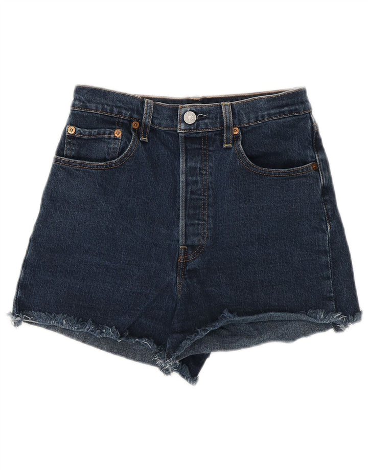 LEVI'S Womens 501 denimshorts W27 Small Blue Bomuld Classic