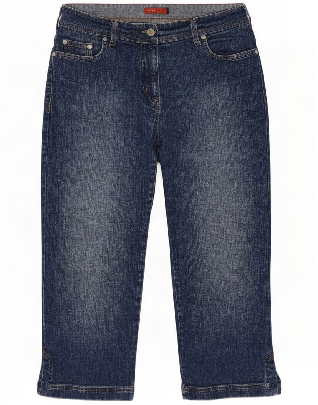 Next Dame Capri Jeans UK 12 Medium W30 L19 Blue Cotton