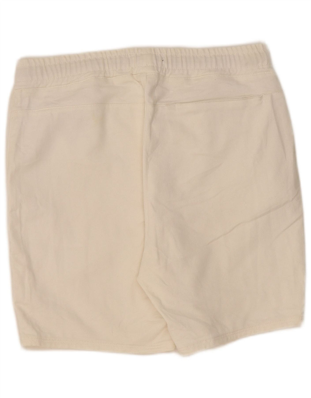 Zara Herre Sportshorts Large Off White Bomuld