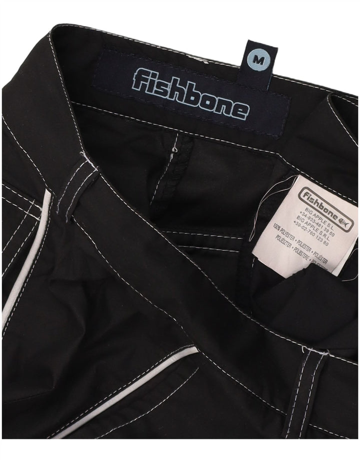 FISHBONE Herre Bermuda Shorts Medium W30 Sort Polyester