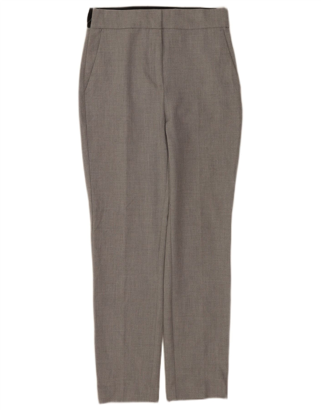 Zara Slim Suit Bukser Small W26 L28 Grå polyester
