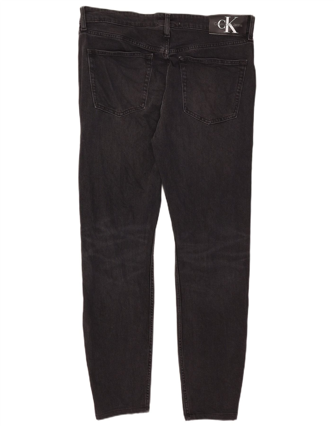 Calvin Klein Herre Slim Jeans W33 L32 Sort Bomuld