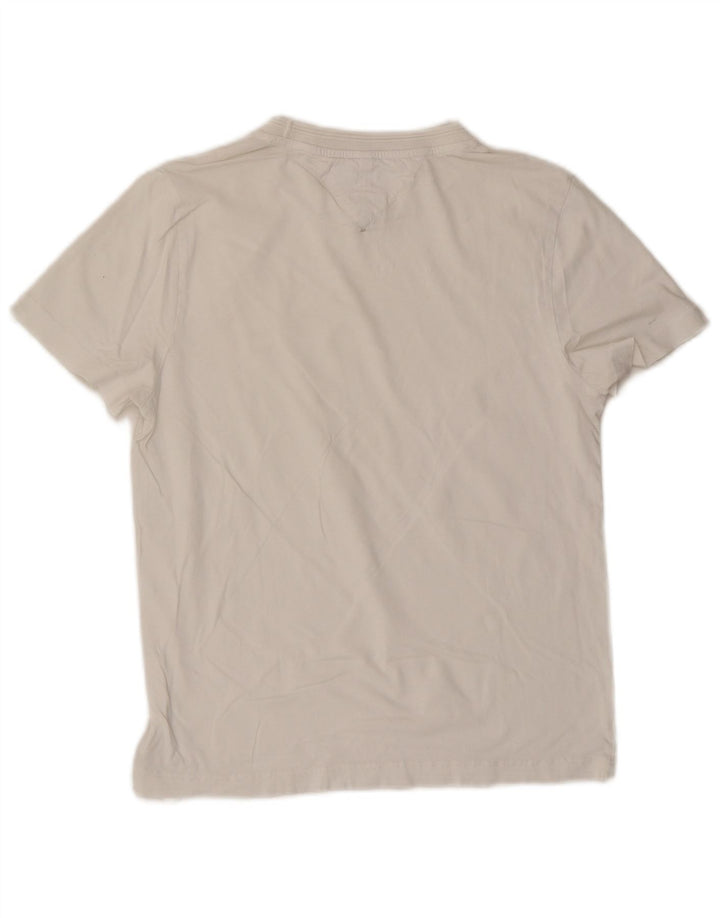 TOMMY HILFIGER T-shirt top til kvinder DK 10 Lille hvid bomuld