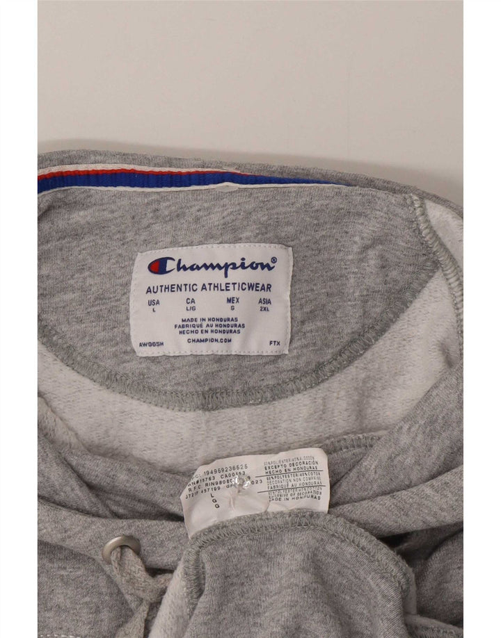 Champion Dame Hættetrøje Jumper UK 16 Large Grå Polyester
