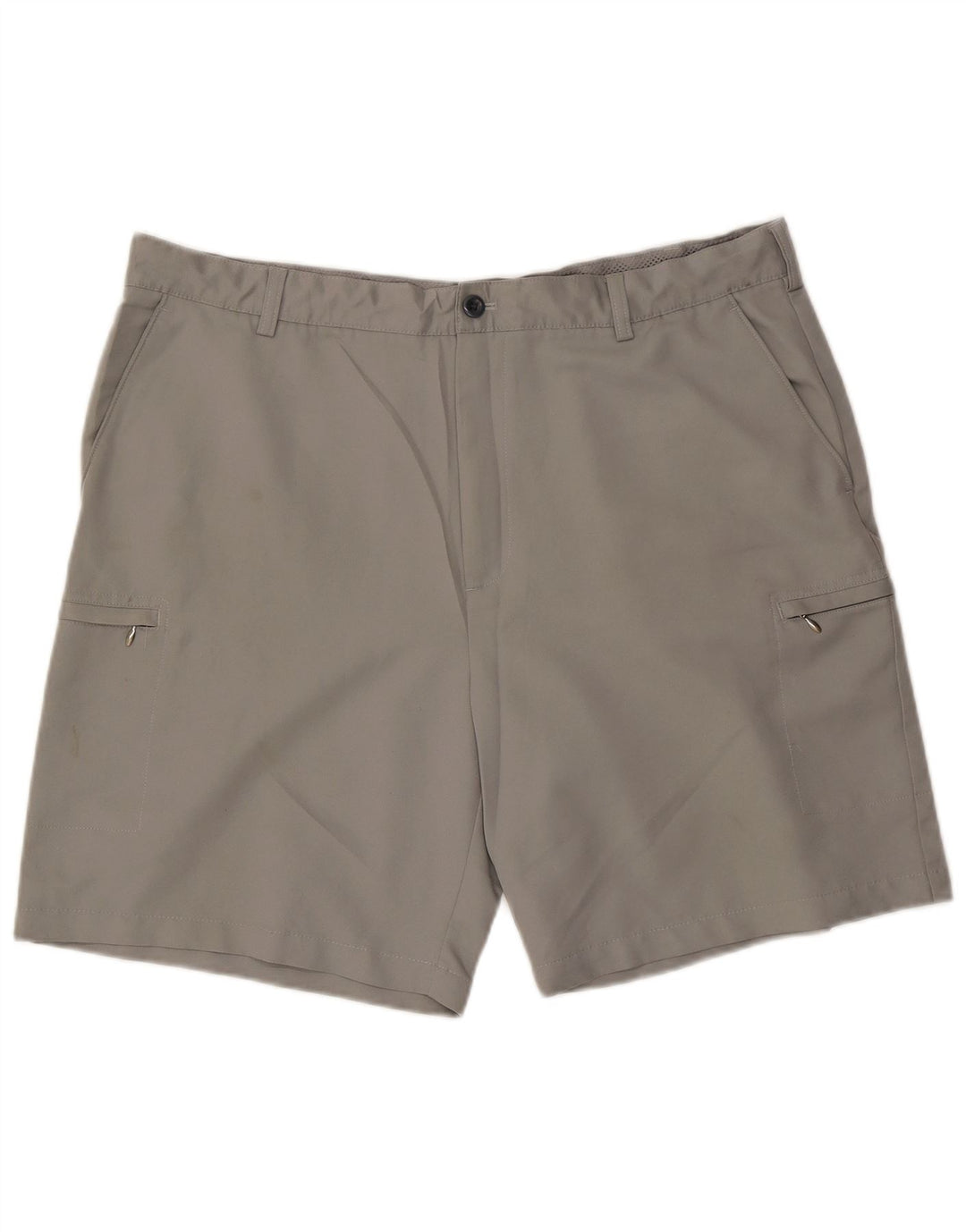 Izod Herre Cargo Shorts W40 XL Grå Polyester