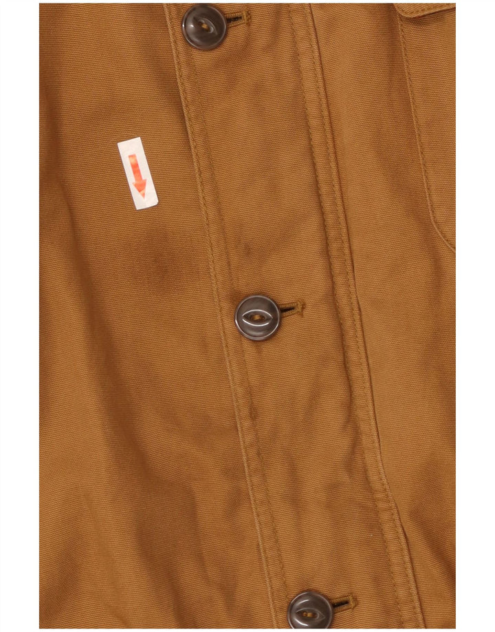 Orvis Herre Utility Jacket UK 44 2XL Brun Bomuld