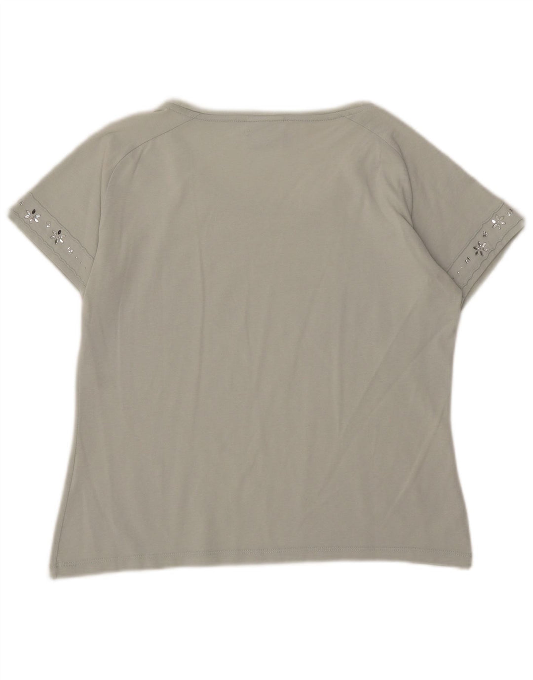 Champion Dame Easy Fit T-Shirt Top UK 14 Medium Grøn