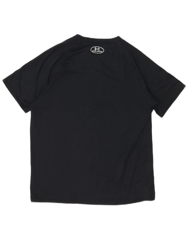 Under Armour Herre Heat Gear T-Shirt Top Medium Sort
