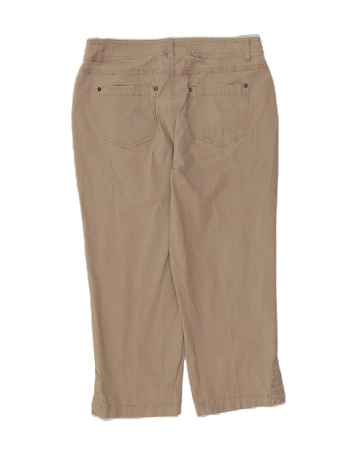 ORVIS Womens Straight Capri Trousers US 8 Medium W30 L21 Beige Cotton Vintage Orvis and Second-Hand Orvis from Messina Hembry 