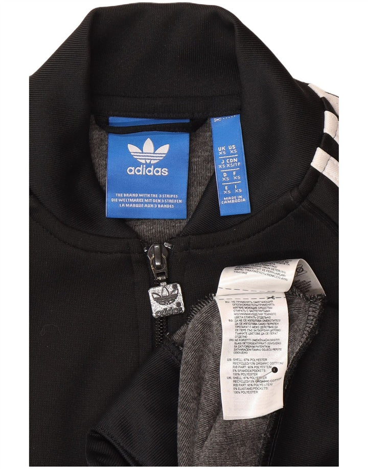 Adidas træningsdragt topjakke til kvinder UK 6 XS Sort