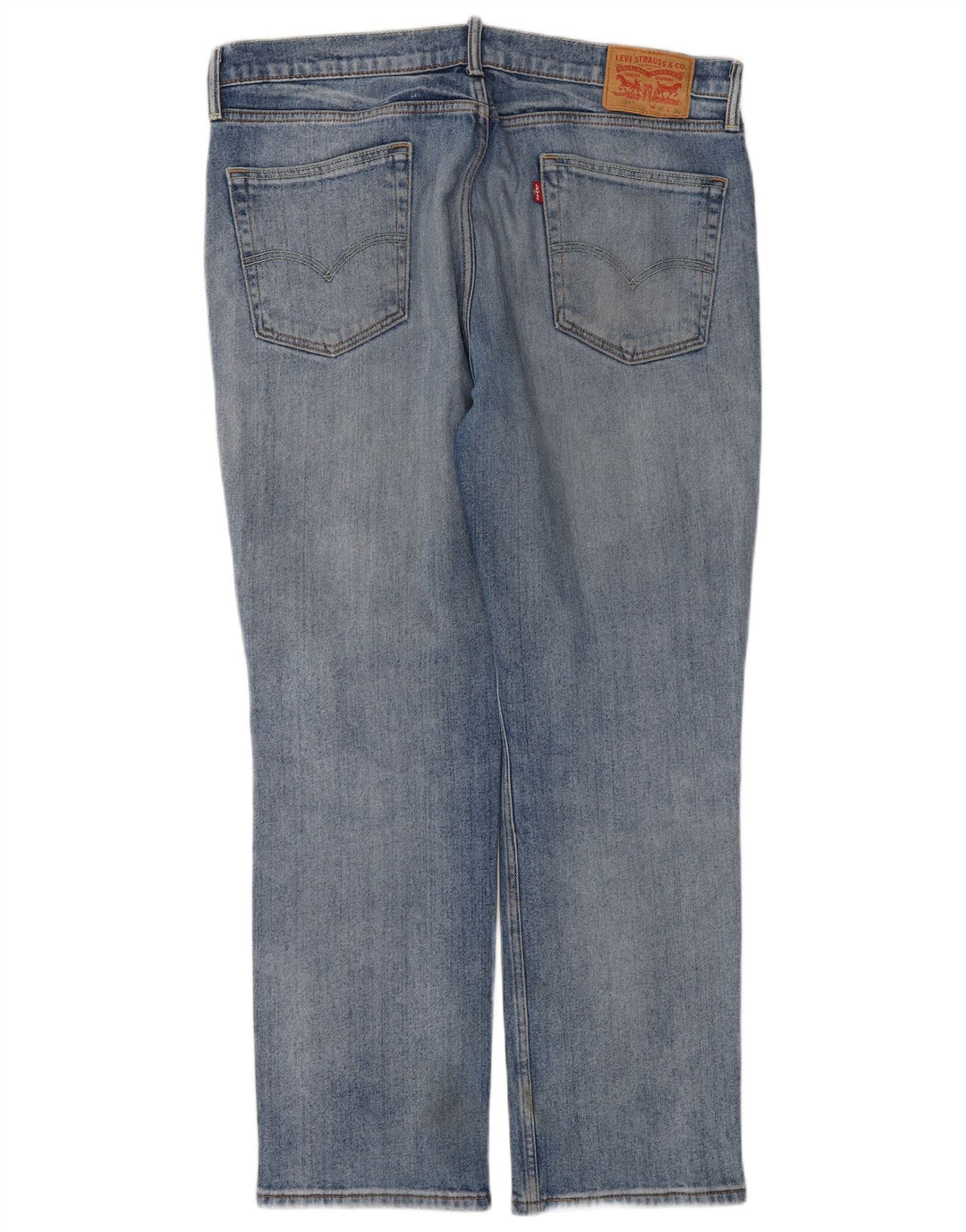 Levi's Herre 514 lige jeans W36 L30 blå bomuld