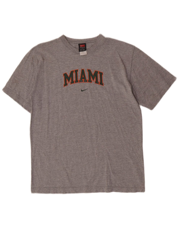 Nike drenge grafisk t-shirt top 13-14 år XL grå bomuld