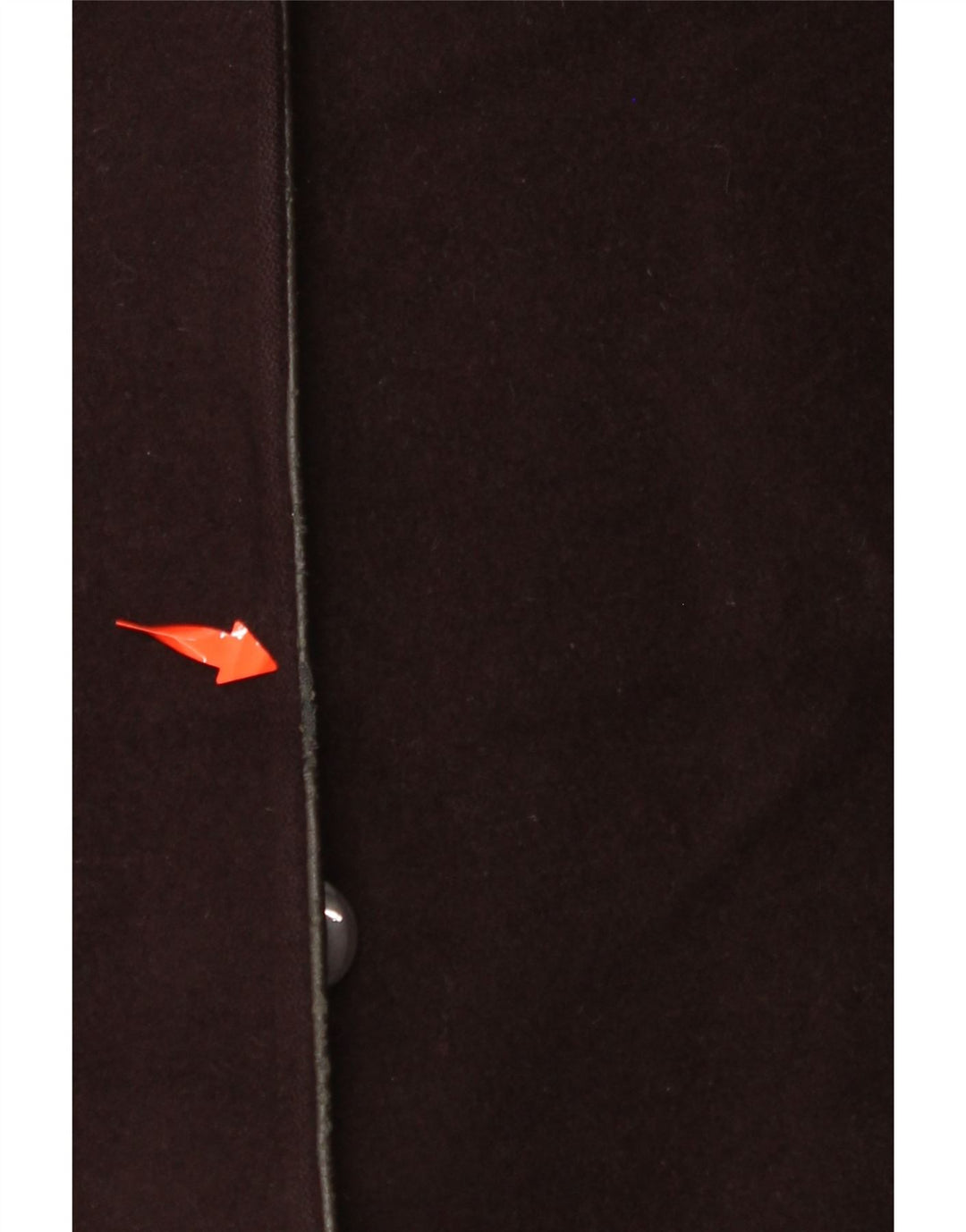 LONDON FOG Overfrakke til kvinder UK 16 Stor brun uld