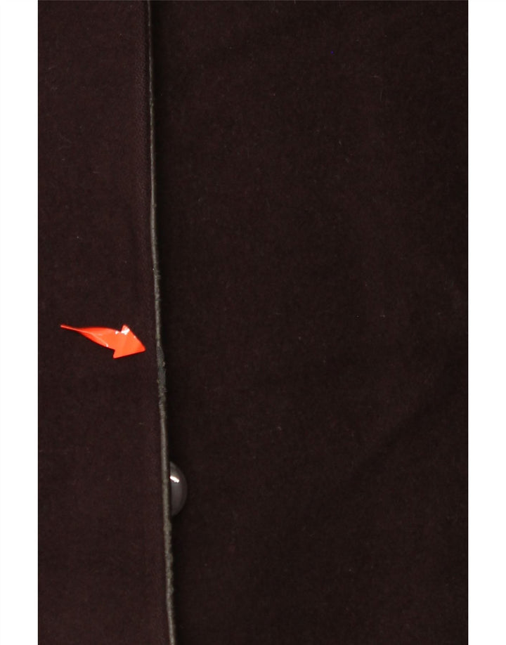 LONDON FOG Overfrakke til kvinder UK 16 Stor brun uld