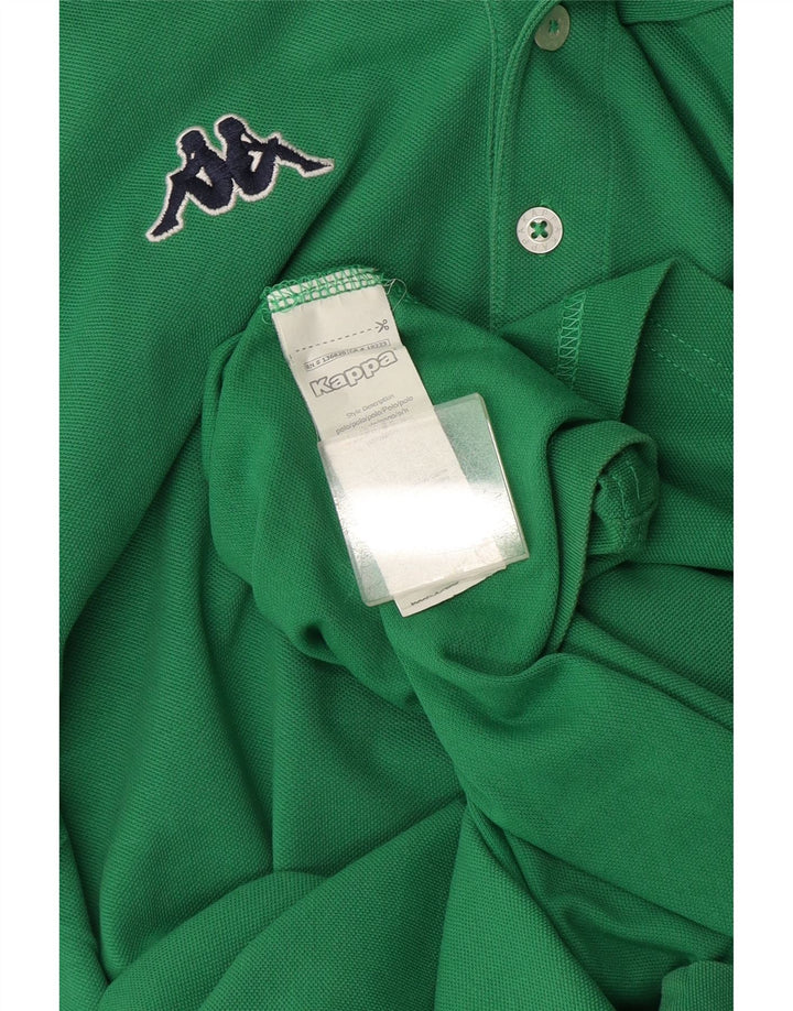 Kappa herre poloshirt XL Grøn bomuld