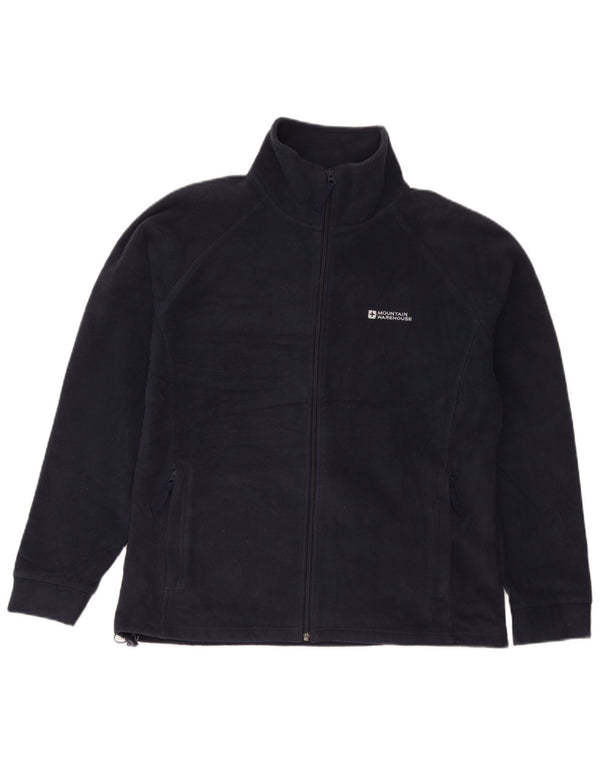 Mountain Warehouse Dame Fleecejakke UK 16 Large Navy Blue Polyester