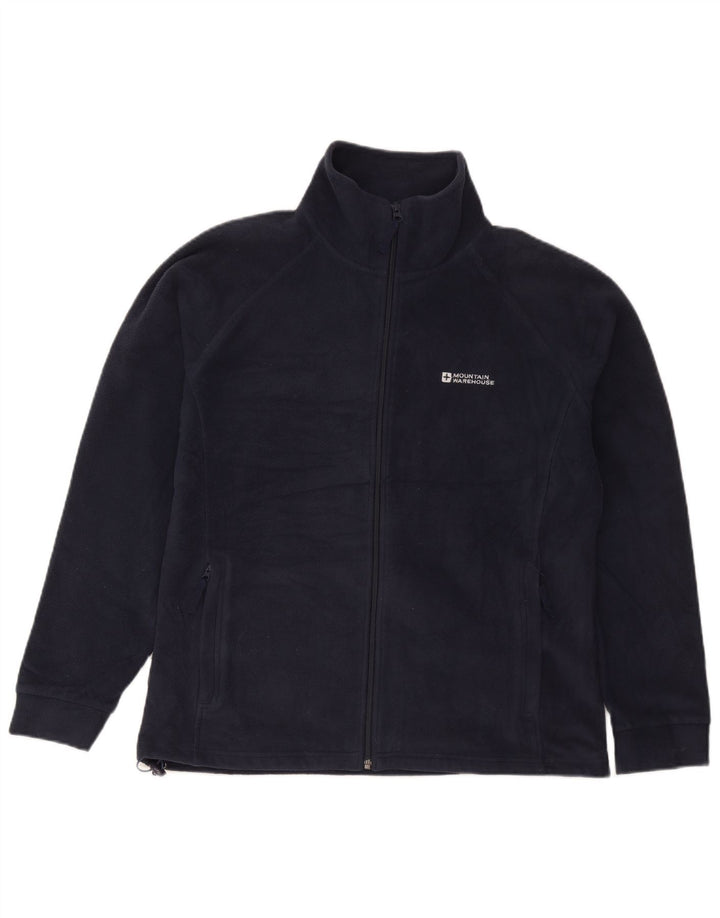 Mountain Warehouse Dame Fleecejakke UK 16 Large Navy Blue Polyester