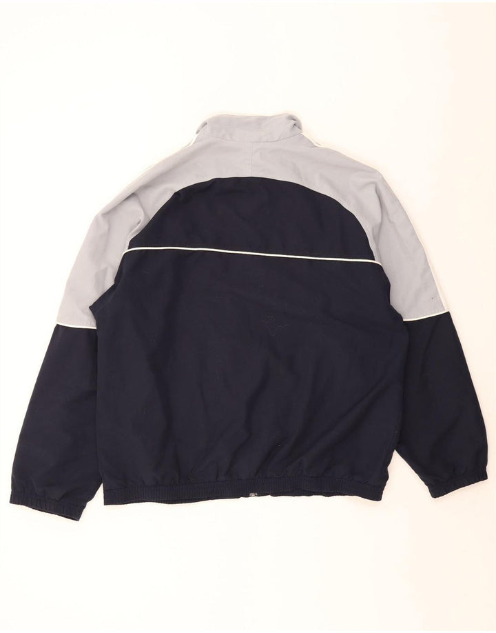 Adidas Træningsdragt til mænd Topjakke UK 40/42 Medium Navy Blue Colourblock