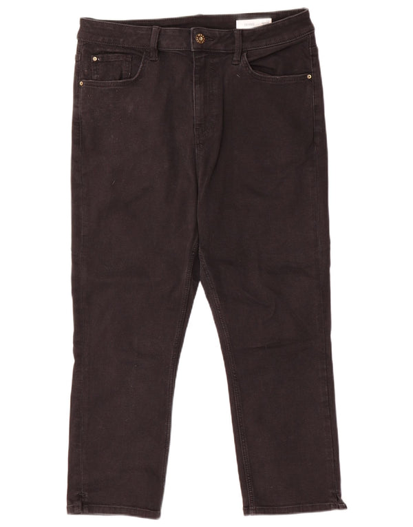 Marks & Spencer Dame Højtalje Skinny Jeans UK 14 Large W32 L22 Sort