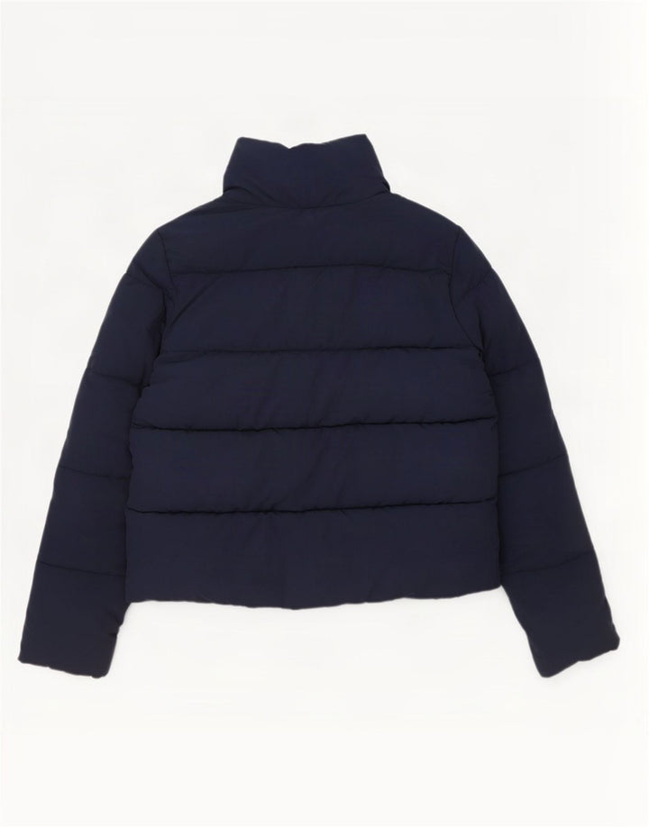 Tommy Hilfiger Dame Oversized Polstret Jakke UK 6 XS Navy Blue Polyamide