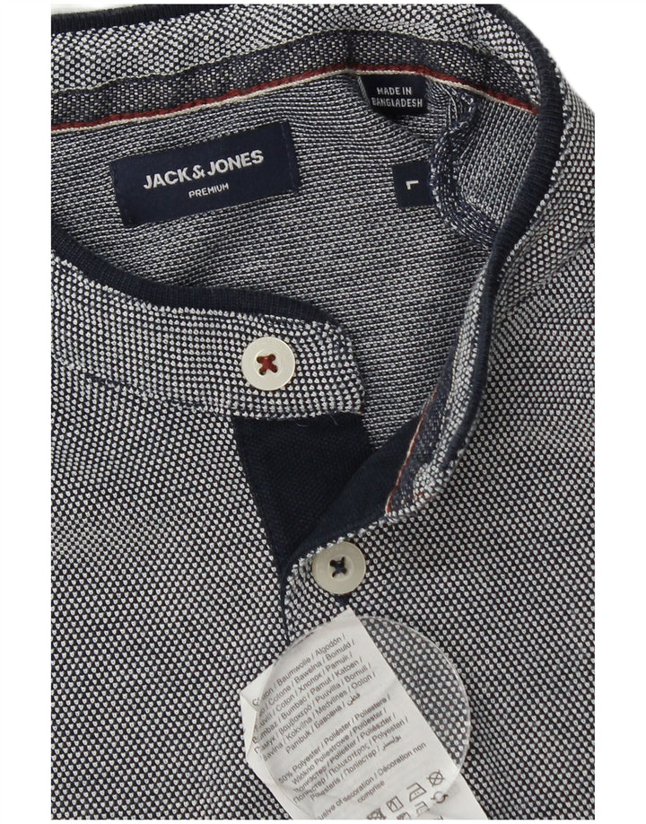 Jack & Jones herre poloskjorte stor marineblå bomuld