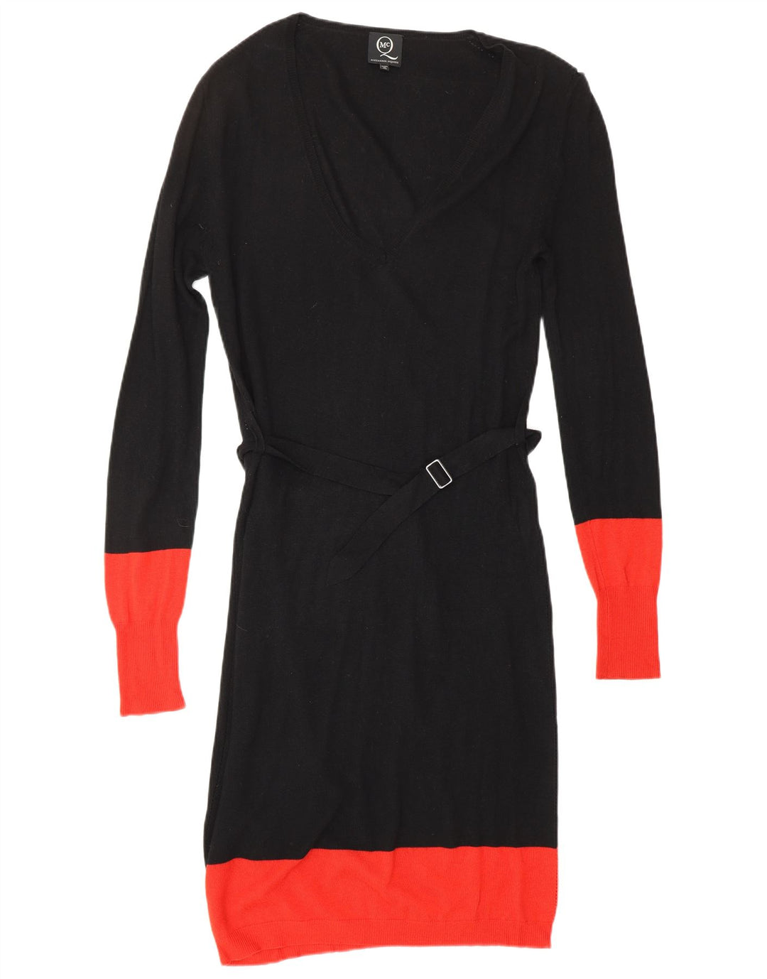 ALEXANDER MCQUEEN Dame Jumper Kjole IT 42 Medium Sort Viscose Designer