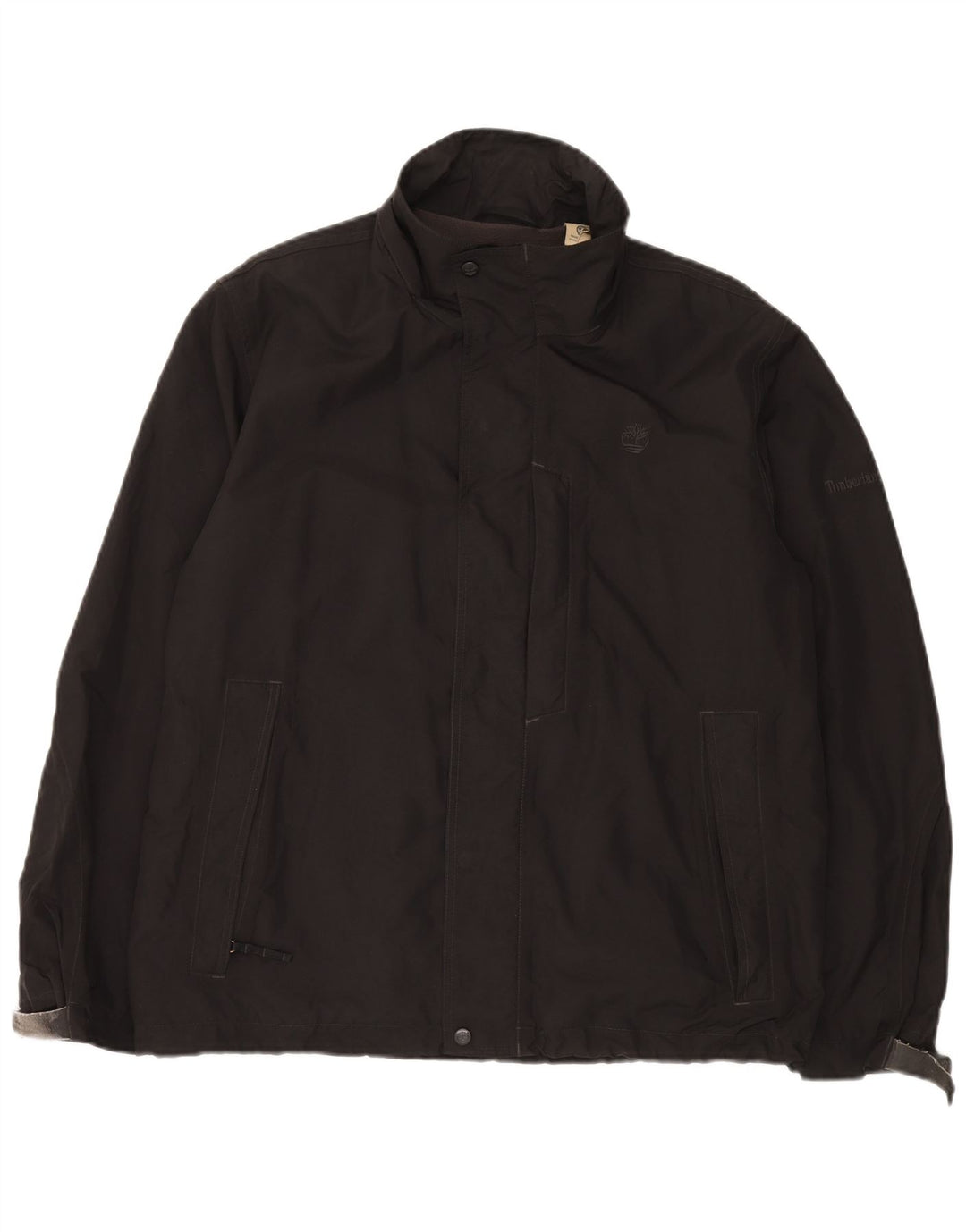 Timberland Herre Windbreaker Jacket UK 38 Medium Sort Nylon