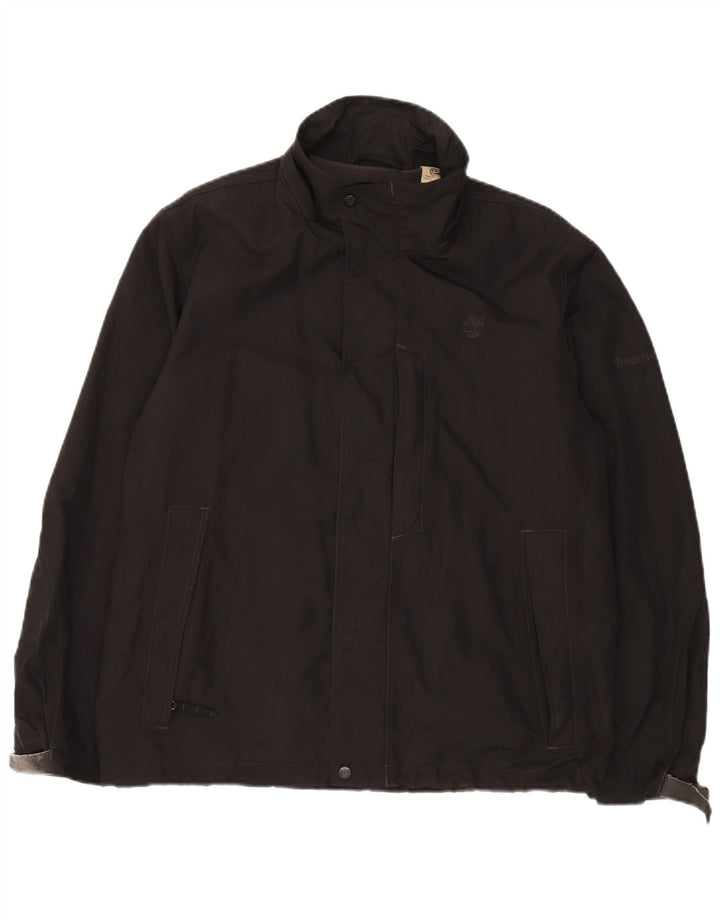 Timberland Herre Windbreaker Jacket UK 38 Medium Sort Nylon