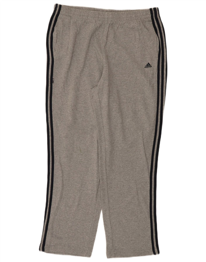 Adidas Træningsdragtsbukser til mænd 2XL Grå Flecked Bomuld