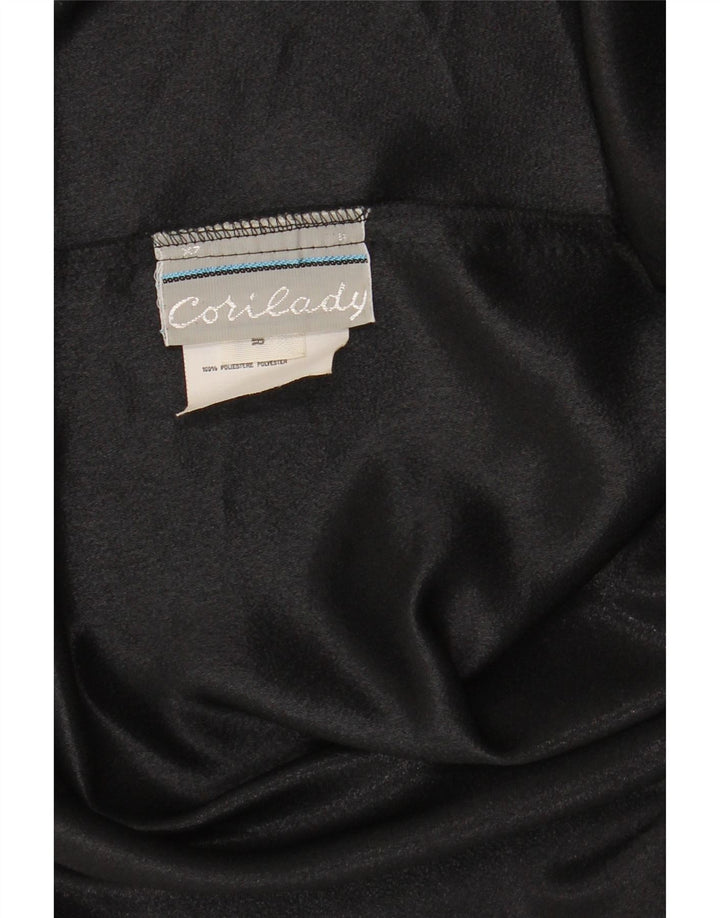 VINTAGE Womens Cardigan Top IT 49 XL Black Polyester Vintage Vintage and Second-Hand Vintage from Messina Hembry 