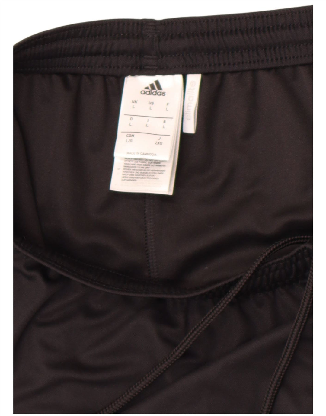 Adidas Herre Climalite Sportshorts Stor sort polyester
