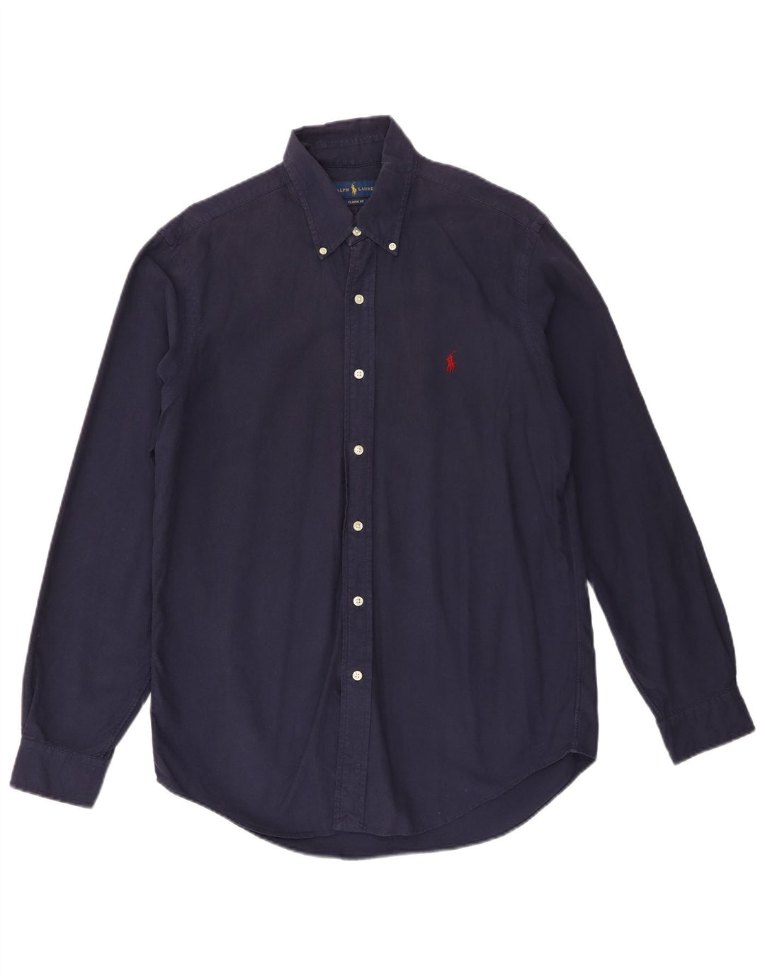 Ralph Lauren Herre Classic Fit skjorte Medium marineblå bomuld